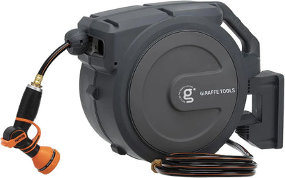 Hydro-Reel Pro - Auto-Retract Navy Blue Hose Reel | 1/2" Heavy Duty