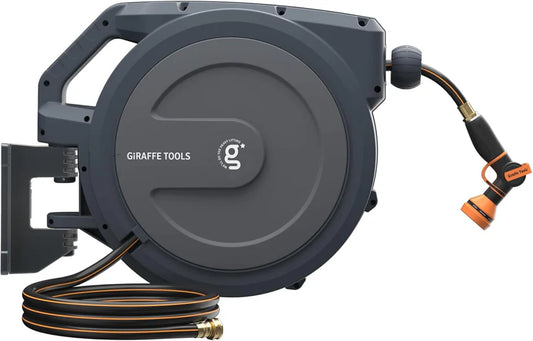 Hydro-Reel Pro - Auto-Retract Navy Blue Hose Reel | 1/2" Heavy Duty